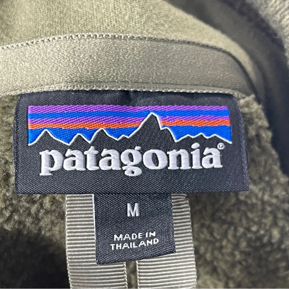 Patagonia Men’s Better Sweater 1/4-zip Fleece Industrial Green Style 25522 - Picture 6 of 11